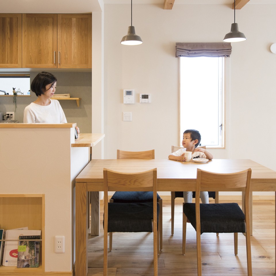 限られた空間を最大限活用するお家