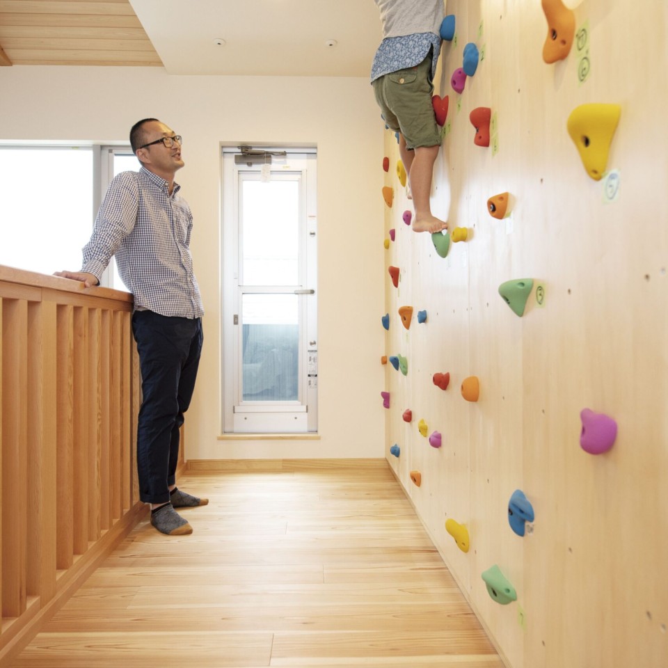 ボルタリングで遊ぶお家