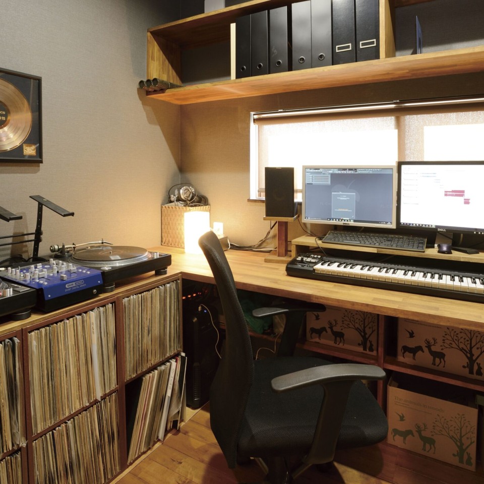 男の隠れ家のあるお家