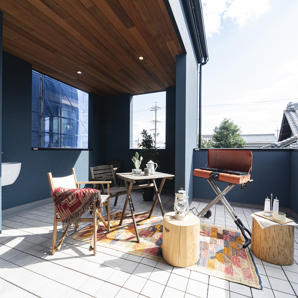 我が家でアウトドアを楽しむお家