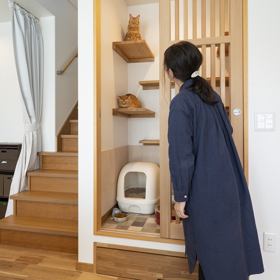 ネコちゃんと暮らすお家