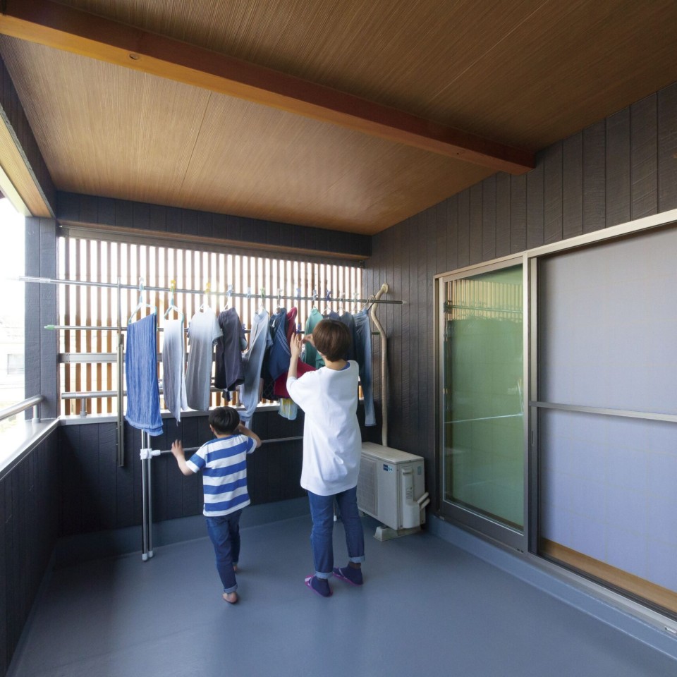 デッキとお庭が楽しいお家