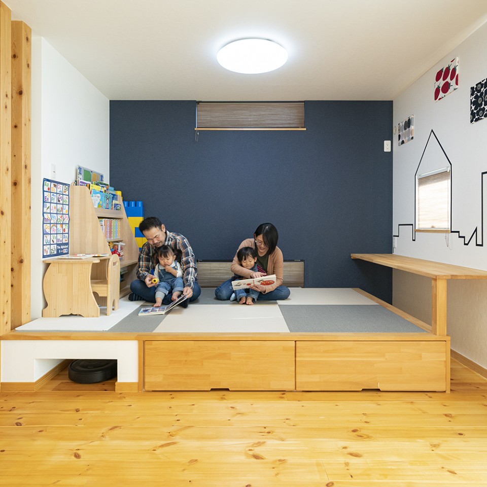 収納をオシャレに見せるお家