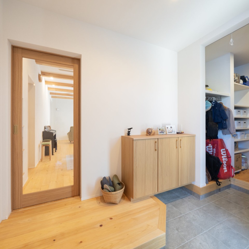 収納と動線がばっちりのお家