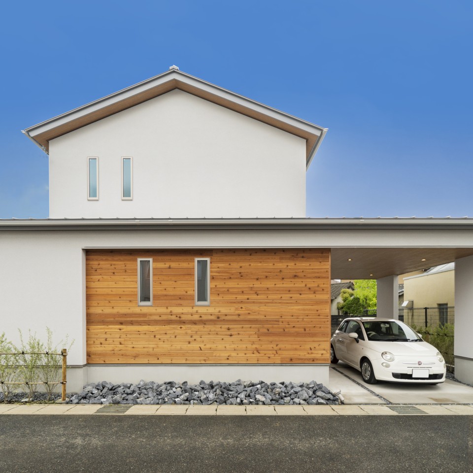 インナーガレージのある理想の家