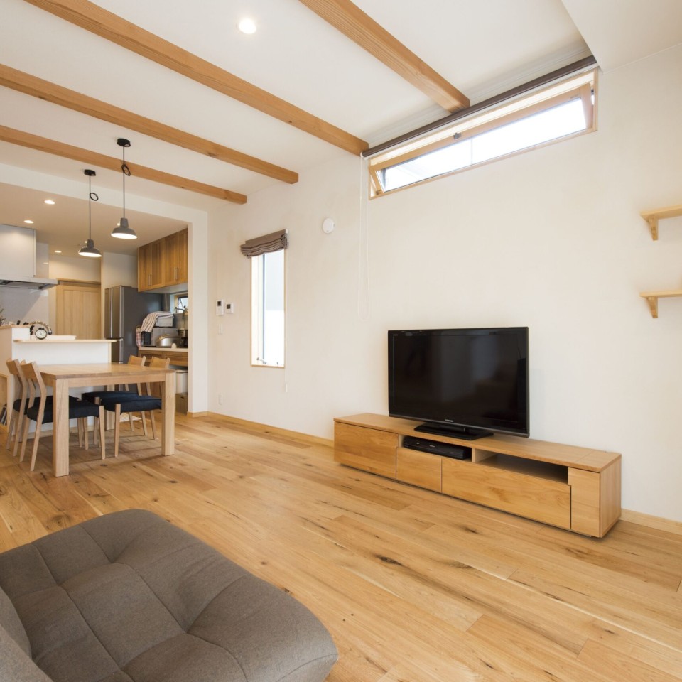 限られた空間を最大限活用するお家