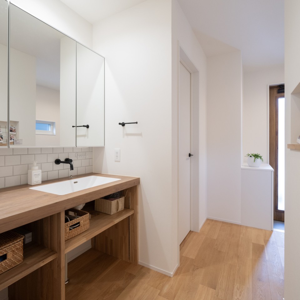 子育てしやすい家事動線のお家