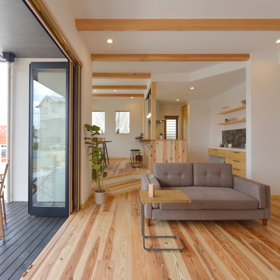 アウトドアリビングのお家