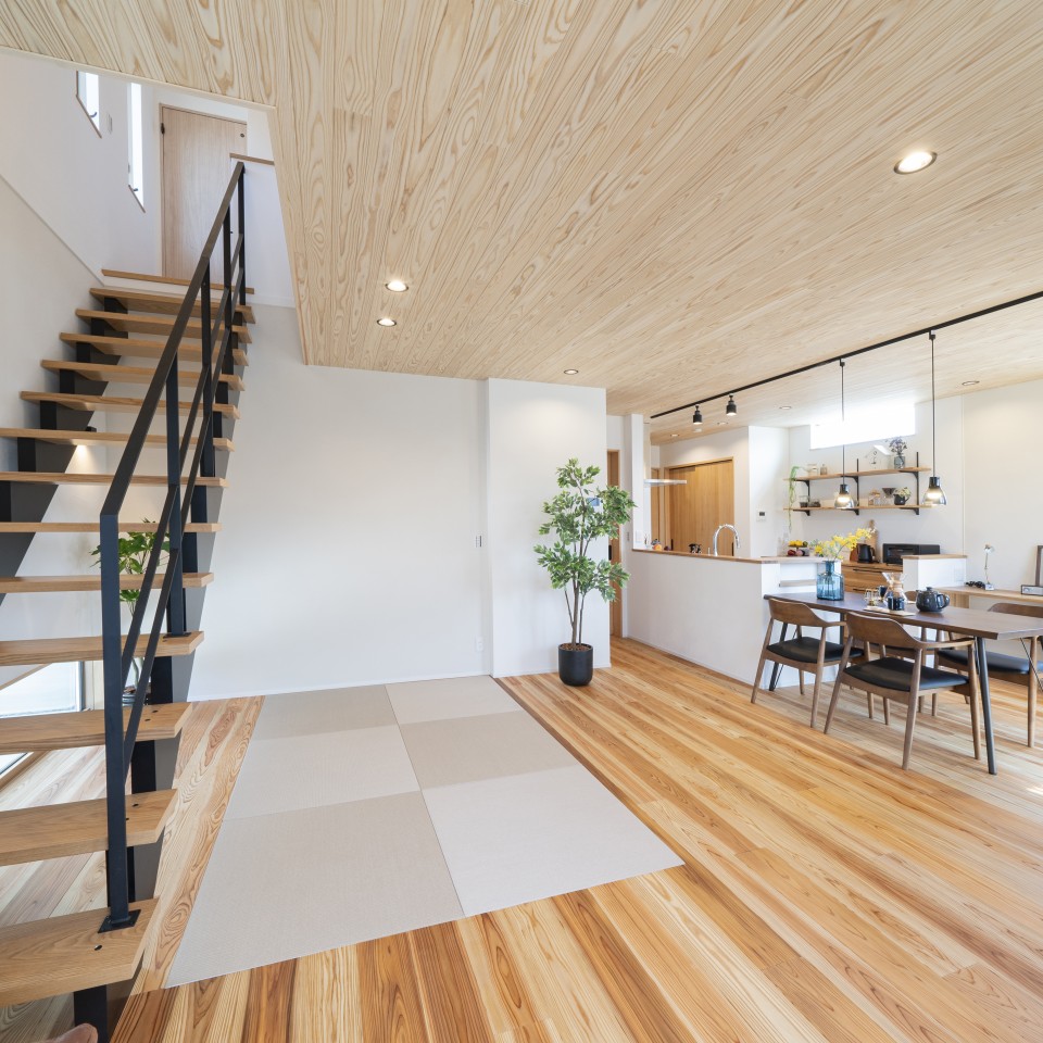 インナーガレージのある理想の家